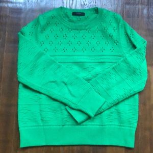 Green J.Crew sweater